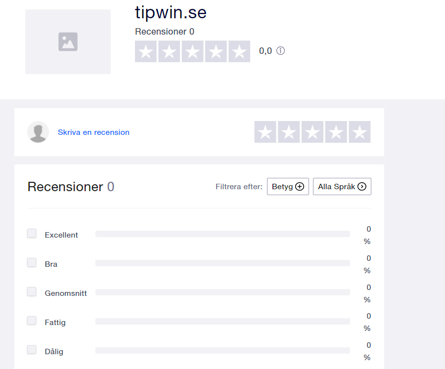 Tipwin Trustpilot